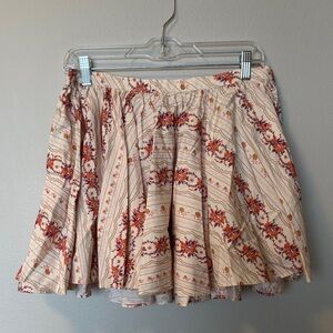 NWT Free People Gia Printed Skirt
